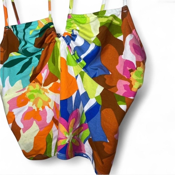 Future Collective Floral Multicolor Women's Top - Picture 3 of 5